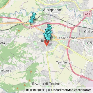 Mappa Viale Bassano, 10098 Rivoli TO, Italia (1.05818)