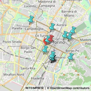 Mappa Via G.B.Bricherasio, 10141 Torino TO, Italia (1.65071)