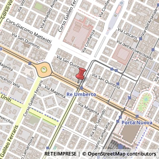 Mappa Corso Vittorio Emanuele II,  74, 10121 Torino, Torino (Piemonte)