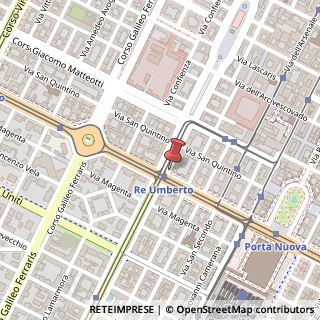 Mappa Corso Re Umberto, 19/G, 10128 Torino, Torino (Piemonte)
