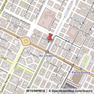 Mappa Corso Re Umberto, 12, 10121 Torino, Torino (Piemonte)