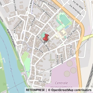 Mappa Via Vittorio Veneto, 29, 46035 Ostiglia, Mantova (Lombardia)