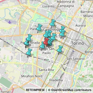 Mappa Via Staffarda, 10141 Torino TO, Italia (1.1575)