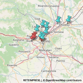 Mappa Via Staffarda, 10141 Torino TO, Italia (21.6175)