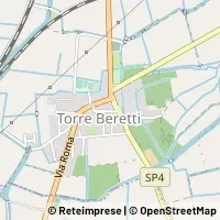 Hartă Torre Beretti e Castellaro