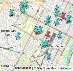 Mappa Via Valeggio, 10129 Torino TO, Italia (1.153)