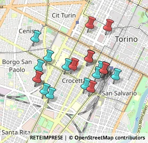 Mappa Via Valeggio, 10129 Torino TO, Italia (0.806)