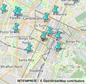 Mappa Via Valeggio, 10129 Torino TO, Italia (2.67357)