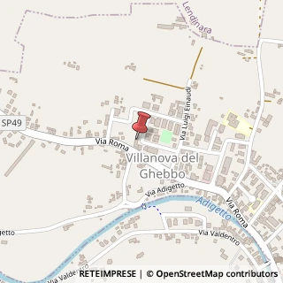 Mappa Via San Crispino, 7, 45020 Villanova del Ghebbo, Rovigo (Veneto)