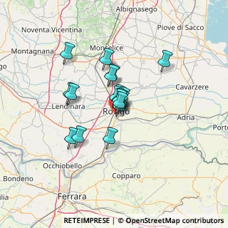 Mappa Via Caporetto, 45100 Rovigo RO, Italia (8.59944)