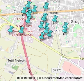 Mappa Corso C. G. Allamano, 10098 Rivoli TO, Italia (0.9535)