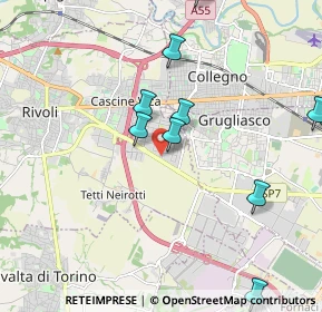 Mappa Corso C. G. Allamano, 10098 Rivoli TO, Italia (2.59583)