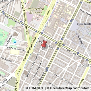 Mappa Via Marco Polo, 13, 10129 Torino, Torino (Piemonte)