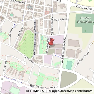 Mappa Via VIII Marzo, 14, 10095 Grugliasco, Torino (Piemonte)