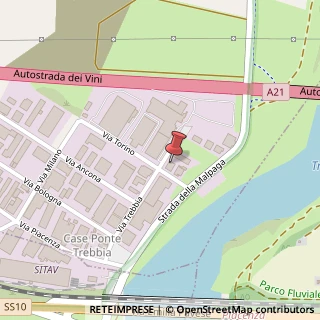 Mappa Via Trebbia, 14, 29010 Calendasco, Piacenza (Emilia Romagna)