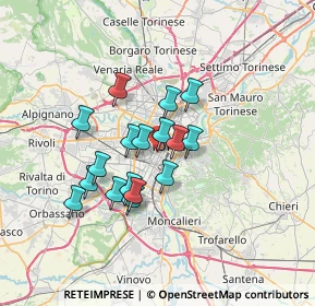 Mappa Corso Generale Giuseppe Govone, 10129 Torino TO, Italia (5.30529)