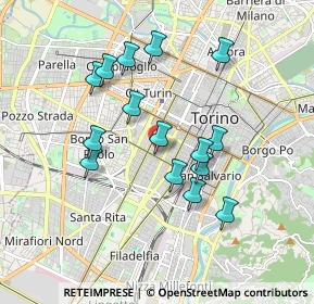 Mappa Corso Generale Giuseppe Govone, 10129 Torino TO, Italia (1.64333)