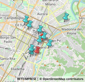 Mappa C.so Vittorio Emanuele II, 10125 Torino TO, Italia (1.65727)