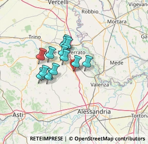 Mappa Piazza Carlo Alberto, 15040 Occimiano AL, Italia (9.63538)