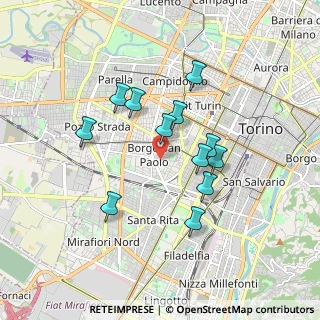 Mappa Via Malta, 10141 Torino TO, Italia (1.53083)