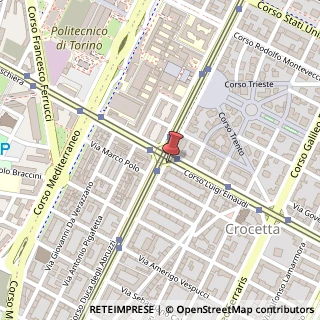 Mappa Corso Luigi Einaudi,  45, 10129 Torino, Torino (Piemonte)