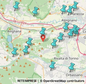 Mappa Via Rosta, 10090 Rosta TO, Italia (5.01)