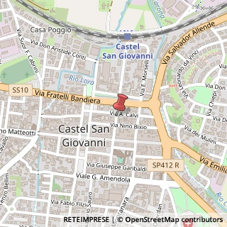 Mappa Via Giuseppe Mazzini, 16, 29015 Castel San Giovanni, Piacenza (Emilia Romagna)