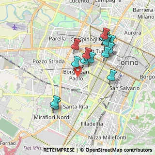 Mappa Via Lurisia, 10141 Torino TO, Italia (1.71875)