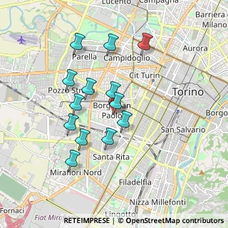 Mappa Via Lurisia, 10137 Torino TO, Italia (1.65231)