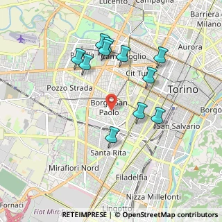 Mappa Via Lurisia, 10141 Torino TO, Italia (1.83909)