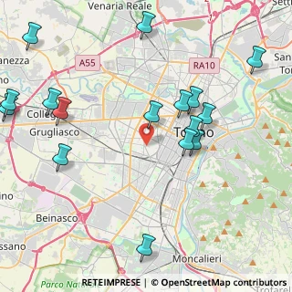 Mappa Via Lurisia, 10141 Torino TO, Italia (5.06438)