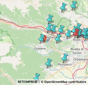 Mappa Strada Vicinale della Girba, 10051 Avigliana TO, Italia (9.822)