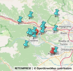 Mappa Strada Vicinale della Girba, 10051 Avigliana TO, Italia (5.97)