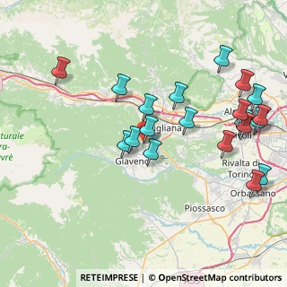 Mappa Strada Vicinale della Girba, 10051 Avigliana TO, Italia (8.9485)
