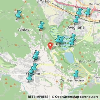 Mappa Strada Vicinale della Girba, 10051 Avigliana TO, Italia (2.47533)