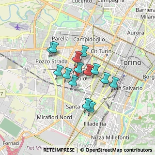 Mappa Piazza Generale Di Robilant, 10141 Torino TO, Italia (1.25071)