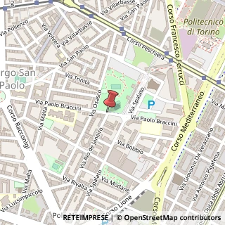 Mappa Via Paolo Braccini,  45, 10141 Torino, Torino (Piemonte)
