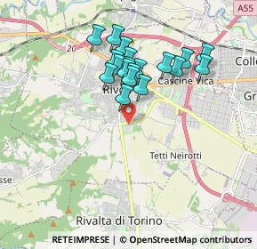 Mappa Ospedale di Rivoli Endoscopia Digestiva, 10098 Rivoli TO, Italia (1.56211)