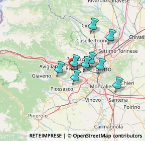 Mappa Ospedale di Rivoli Endoscopia Digestiva, 10098 Rivoli TO, Italia (21.89643)