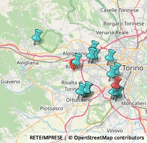 Mappa Ospedale di Rivoli Endoscopia Digestiva, 10098 Rivoli TO, Italia (7.03)
