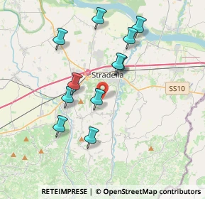 Mappa Frazione Casa Agati, 27049 Stradella PV, Italia (3.53364)