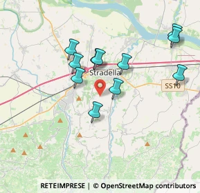 Mappa Frazione Casa Agati, 27049 Stradella PV, Italia (3.42818)