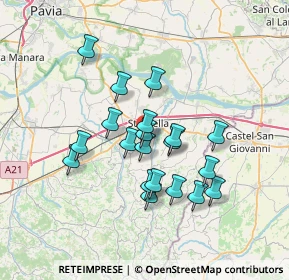 Mappa Frazione Casa Agati, 27049 Stradella PV, Italia (5.908)