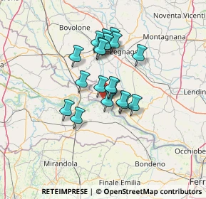 Mappa Via Guglielmo Oberdan, 45032 Melara RO, Italia (10.1035)