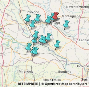 Mappa Via Guglielmo Oberdan, 45032 Melara RO, Italia (11.41824)