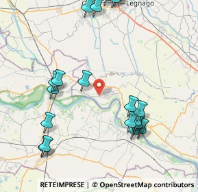 Mappa Via Guglielmo Oberdan, 45032 Melara RO, Italia (9.584)