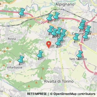 Mappa Strada Menaluna, 10098 Rivoli TO, Italia (2.23529)