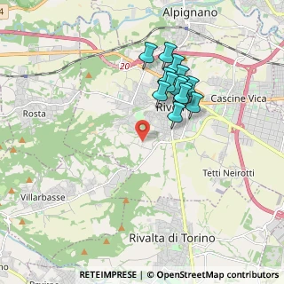 Mappa Strada Menaluna, 10098 Rivoli TO, Italia (1.62)