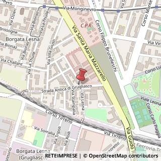 Mappa Strada Antica di Grugliasco, 303, 10142 Torino, Torino (Piemonte)