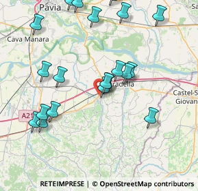 Mappa Via Romera Vecchia, 27043 Broni PV, Italia (8.736)